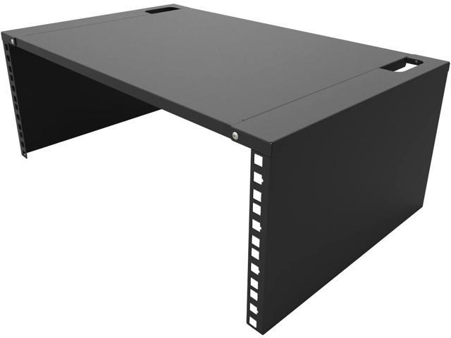 Jingchengmei 4U Wall Mount Rack Patch Panel Bracket with Top Cover- 12 inch Deep - 19' Network Rack for Shallow IT and Server Equipments, Network...