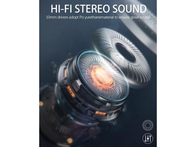 Wireless Earbuds Bluetooth 5.3 Sport Ear Buds Earbuds Bluetooth Wireless Headphones 120H Playtime,HiFi Stereo ENC Noise Cancelling Earphones with...