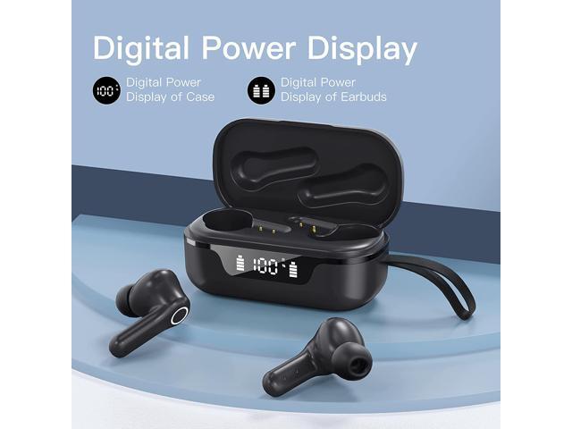 Wireless Earbuds, Bluetooth 5.2 Earphone with Microphone, Touch Control Ear Buds, IPX7 Waterproof, in Ear Noise Cancelling Ecouteur Bluetooth Sans...