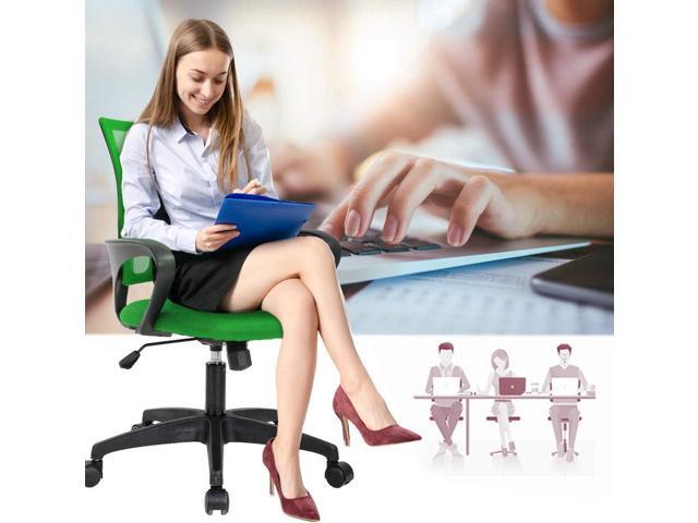 Home Office Chair Ergonomic Desk Chair Mesh Computer Chair with Lumbar Support Armrest Executive Rolling Swivel Adjustable Mid Back Task Chair for...