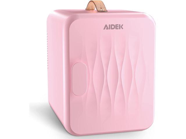 Aidek Cosmetic Mini Fridge for Skin Care/Makeup, 4L Portable Beauty Fridges DIY Shelves for Bedroom, Dorm, Office, Small Refrigerator, AC/DC12v Car. photo