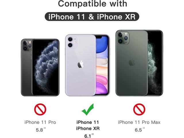 JETech Full Coverage Screen Protector for iPhone 11/XR 6.1-Inch, Black Edge, Tempered Glass Film with Easy Installation Tool, Case-Friendly, HD...