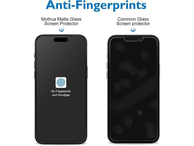 Mothca [2+2 Pack Matte Glass Screen Protector for iPhone 14 Pro with Camera Lens Glass Protector Anti-Glare & Anti-Fingerprint Tempered Glass Clear...