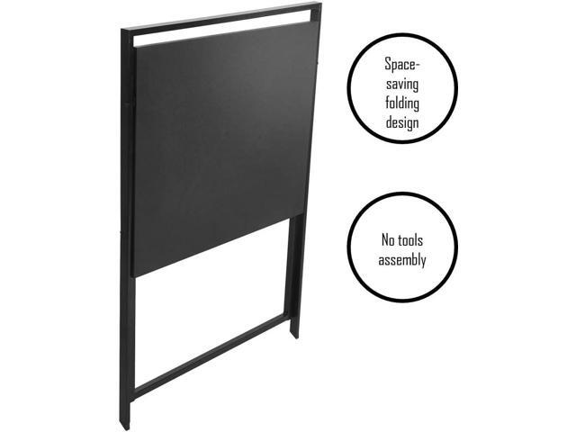 Urban Lifestyle Compact Folding Desk, Black