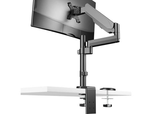 WALI Single Monitor Mount, Computer Monitor Stand for Desk Fits 13-32 Inch, Monitor Arm Desk Mount Hold up to 17.6lbs,Gas Spring Arm Full...