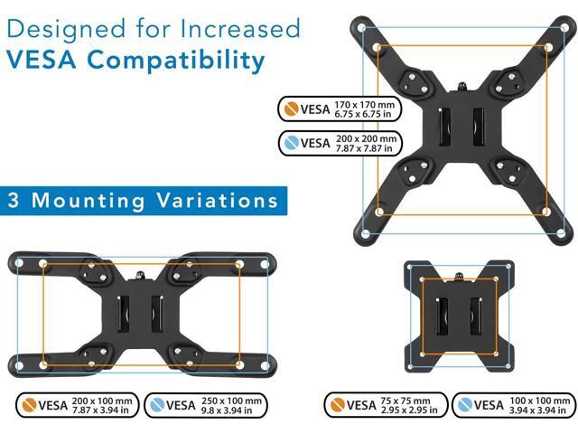Mount-It! Large Monitor Desk Mount with VESA 200 (200x200, 200x100) Bolting Pattern, Fits up to 42 Inch and Ultrawide Monitors, Full Motion with...