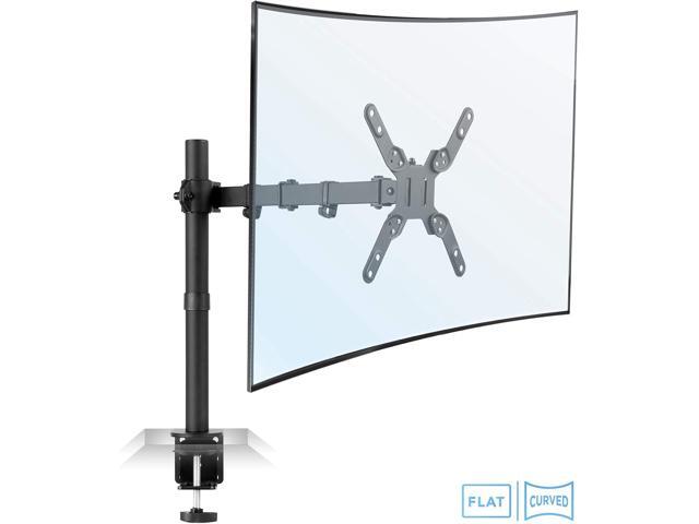 Mount-It! Large Monitor Desk Mount with VESA 200 (200x200, 200x100) Bolting Pattern, Fits up to 42 Inch and Ultrawide Monitors, Full Motion with...