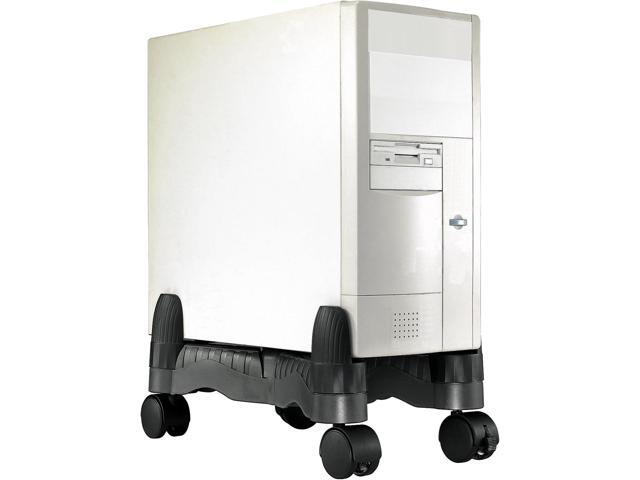 AIDATA X Mobile CPU Stand with Roller Wheels and Adjustable-Width