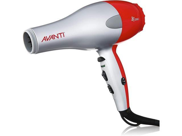 Avanti Ultra Turbo Professional Ionic Hair Dryer Grey/Red for Unisex photo