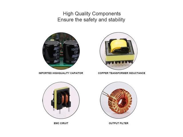 inShareplus 24V 16.5A 400W Universal Regulated Switching Power Supply, 100-240V AC to DC 24 Volt LED Driver, Converter, Transformer, Adapter for...
