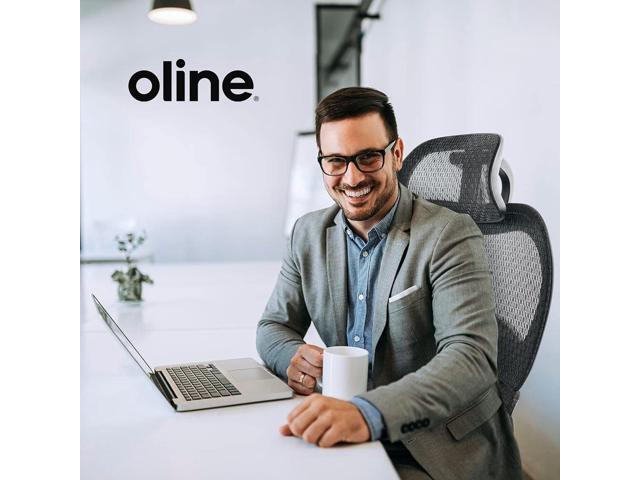 Oline ErgoPro Ergonomic Office Chair, Rolling Desk Chair with 4D Adjustable Armrest, 3D Lumbar Support, Blade Wheels, Mesh Computer Gaming...