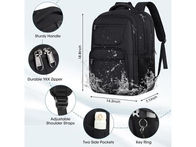 Travel Laptop Backpack, 17 Inch Extra Large Laptop Backpack with USB Charging Hole 45L Anti Theft Travel Backpack Water Resistant College Business...