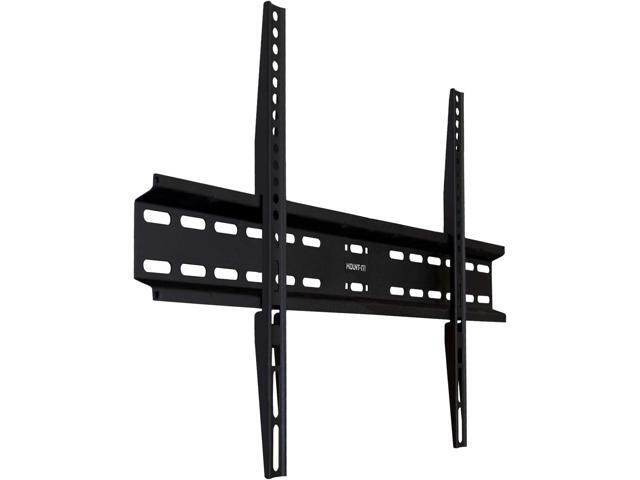 Mount-It! TV Wall Mount Bracket Fixed 1.1' Ultra Low Profile Design Fits Large Flat Screen TVs 37 38 42 50 55 58 60 65 70 Inch VESA Compatible...