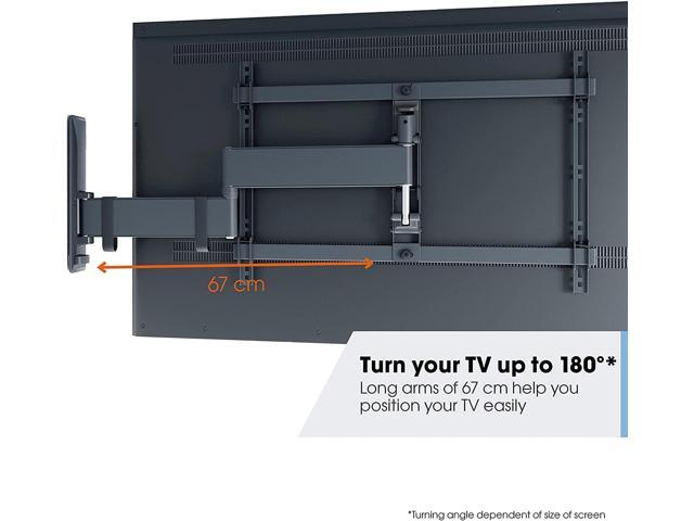 Vogel's Comfort TVM 3645 Full-Motion TV Wall Bracket for 40-77 inch TVs, Max. 77 lbs (35 kg), Swivels up to 180º, Full-Motion TV Wall Mount, Max....