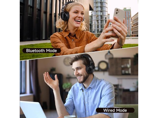 OneOdio Bluetooth Over Ear Headphones, 110 Hrs Wireless/Wired Stereo Sound Foldable Headsets with Deep Bass 50mm Neodymium Drivers for...