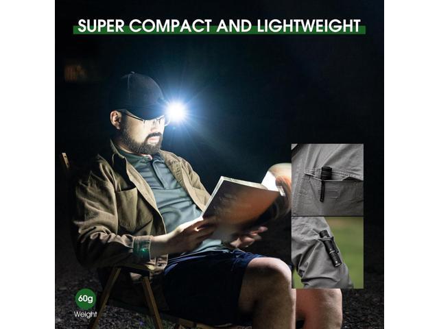 Rechargeable Flashlights 1200 Lumens EDC Flashlight, AA Pocket Flashlight High Lumens with Clip, Super Bright Small Flashlights, 4 Modes Flash...