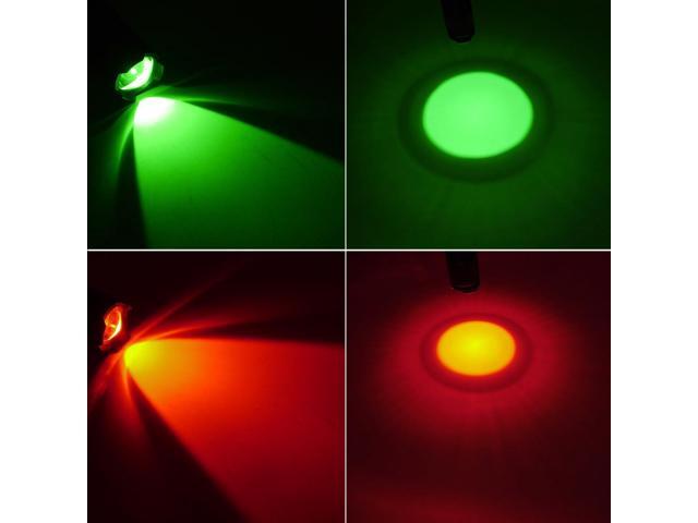 3 Pack Red Green Blue Light Bright Small Flashlights, LED Mini Flashlight High Lumens Pen Light with 3 Modes, Zoomable Torch with Clip, Flash Light...