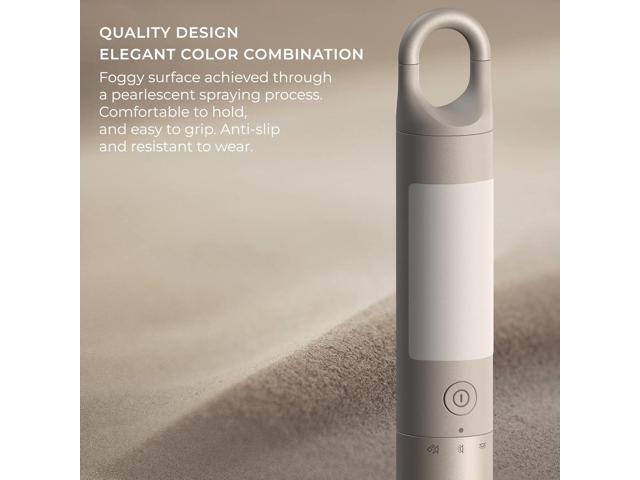 HOTO Flashlight Duo, USB-C Rechargeable, Dual Light Source, Colorful Ambient Light, SOS & Strobe, 1000 Lumens, Multifunctional Hanger, Magnetic...