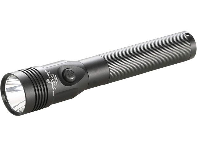 Streamlight 75431 Stinger LED High Lumen Rechargeable Flashlight with 120-Volt AC Charger - 800 Lumens, Black