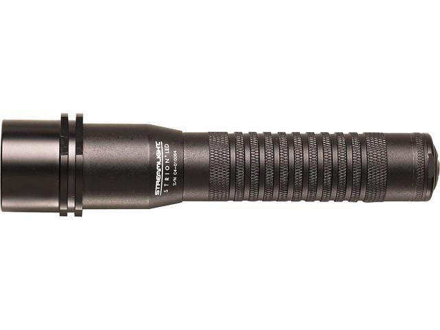 Streamlight 74301 Strion LED 375-Lumen Compact, Rechargeable Flashlight with 120V AC/12V DC Charger - 1Holder, Black