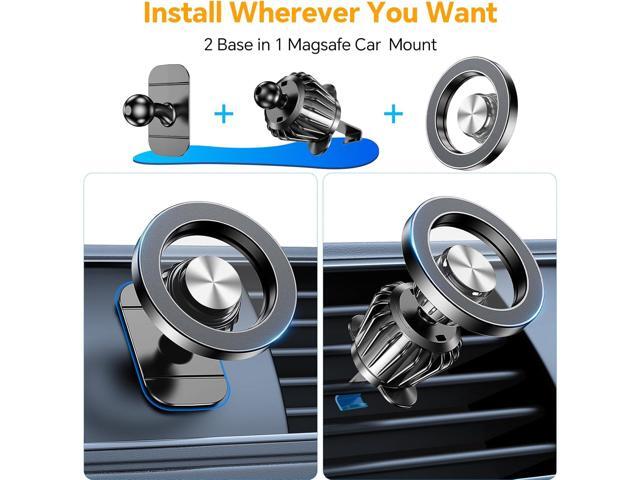 Kaistyle for Magsafe Car Mount20 Strong MagnetsMagnetic Phone Holder for Car Phone Holder Mount Dash360°Cell Phone Holders for Your Car Accessories...