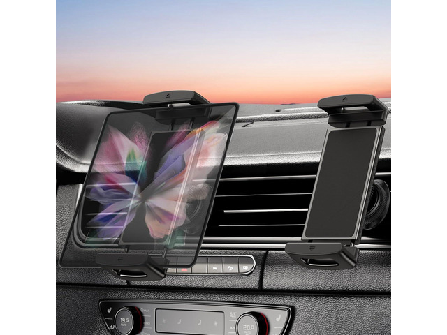 OATSBASF for Z Fold 6 Car Mount, 360° Rotatable Car Vent Phone Tablet Mount, Phone Holders for Your Car for Samsung Galaxy Fold 6 5 4 3 2 Google...