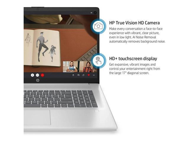 HP 17.3 Inch HD+ Touchscreen Laptop Computer, Intel Core i7-1355U, 32GB RAM, 1TB SSD, Fingerprint Reader, Windows 11 Pro
