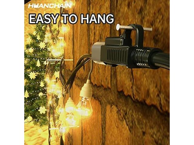 Indoor Outdoor Black Extension Cord 25 ft Waterproof, 16/3 Gauge Flexible Cold-Resistant Appliance Extension Cord Outside, 13A 1625W 16AWG SJTW, 3...