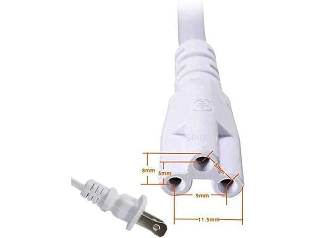 T5 T8 LED Tube Power Extension Cable with On/Off Switch,LED T5/T8 Light Tube Integrated LED Light Fixture Extension Cable Wire (6FT/1.8M) (10)