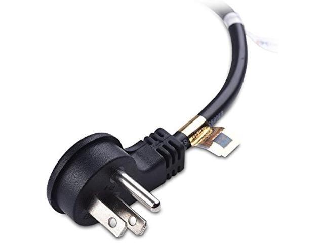 Cable Matters 2-Pack Low Profile Flat Plug Extension Cord (Power Extension Cable) 3 Feet (NEMA 5-15P to NEMA 5-15R)
