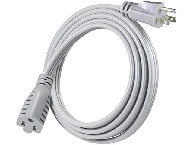 KUNCAN Appliance Power Extension Cord - Heavy Duty 14/3 AWG Parallel 3 Prong Low Profile Flat Cable US Plug Male to Female Extender Grounded Wire...