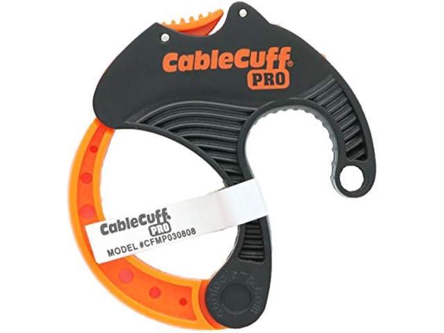 Cable Cuff PRO (4 Pack: 4x Medium 2 Inch Diameter) Adjustable, Reusable, Cable Tie Replacements for Extension Cords or Electronics