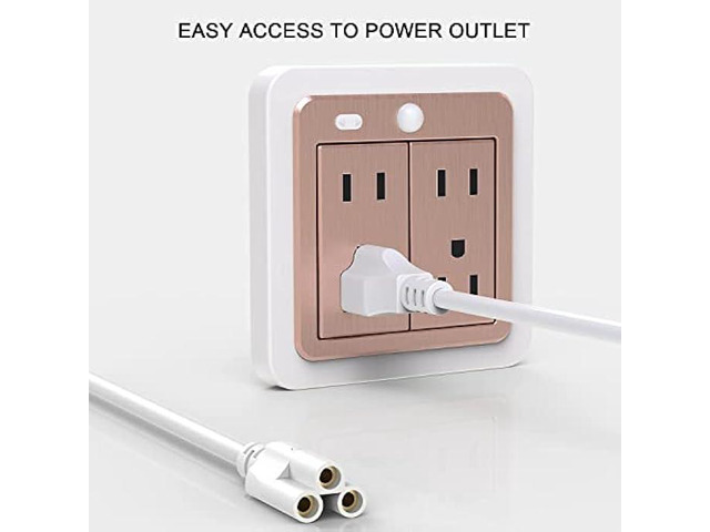 JESLED T8/T5 2FT Integrated LED Tube Light Fixture AC Power Cord Cable with 3-Prong US Plug for Garage, Workshop, Warehouse Commercial Lighting...