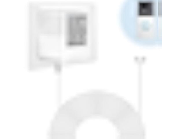 jiooyy 24V 500mA Video Doorbell Power Adapter AC110-120V to AC 24V - 16.4 feet Extension Cable, Fits Eufy, Wyze, Ring, Nest, Arlo Wireless Video...
