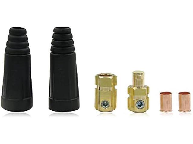 Welding Cable Joint Quick Connector Pair DINSE-Style 200Amp-300Amp (#4-#1) 35-50 SQ-MM 2-Set