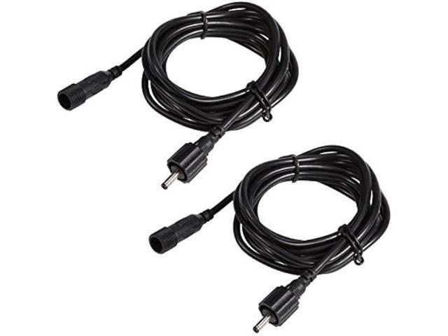 B-right 2 Pack Extension Cable Waterproof 6.56ft Extension Cord for Landscape Lights Path Lights Garden Lights