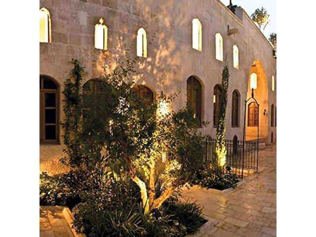 ECOWHO 2PCS Power Extension Cables, Waterproof LED Landscape Lighting Low Voltage Spotlights Garden Lights for Patio Yard Driveway Pathway (2 Pack...