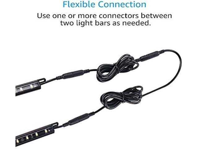 TORCHSTAR 39 Inches Interconnect Cable, Gun Safe Lighting Kit Extension Cable, Under Cabinet Light Extension Cord, LED Under Cabinet Lighting...