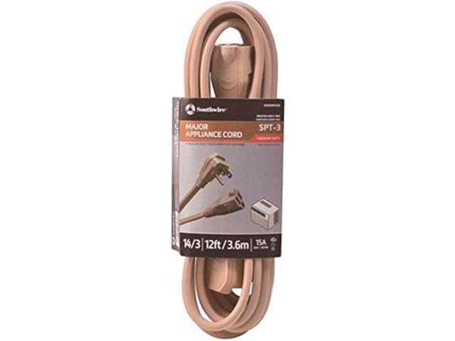 Coleman Cable 3535 14/3 General-Use Appliance Extension Cord, 12-Foot