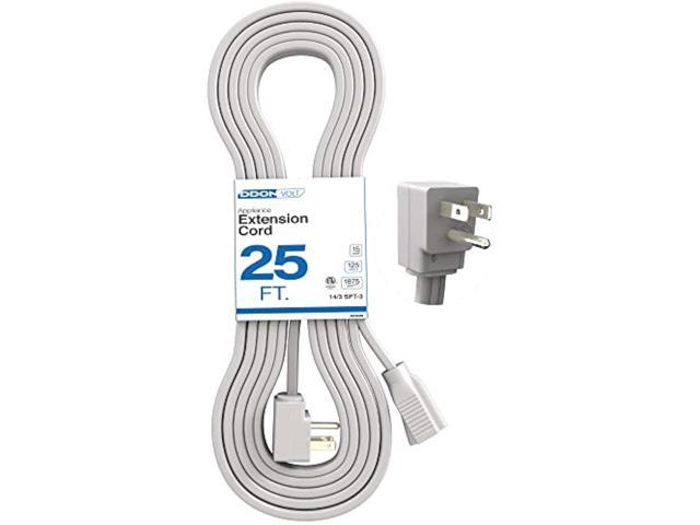 Appliance Extension Cord - 25ft Heavy Duty Extension Wire for Air Conditioner, Refrigerator, & All Major Appliances - 14 Gauge High Voltage 3 Prong...