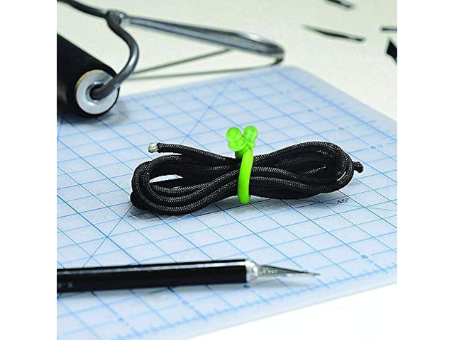 9Pcs 4-Inch, 6-Inch, 12-Inch Original Silicone Cable Tie, Steel-Core Silicone Twist Ties, Reusable Rubber Twist Tie, Cable Tie Straps. (3 Sizes in...