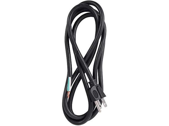 Bergen Industries Inc PS915143 3-Wire Appliance and Power Tool Cord, 9 ft, 14 AWG, 15A/125V AC, 1875w,Black