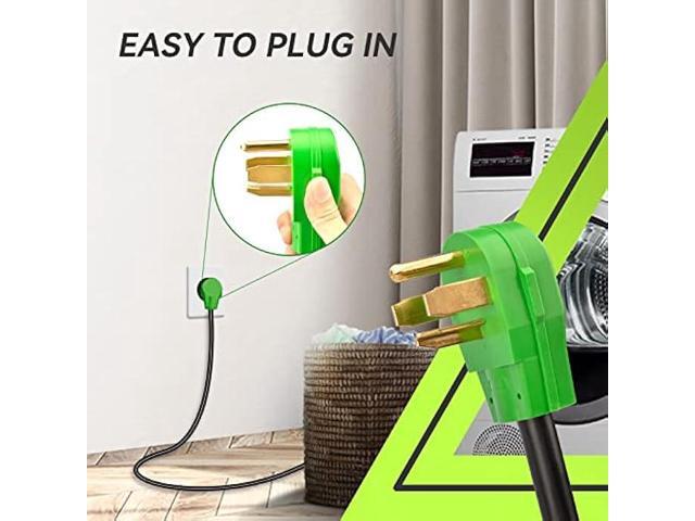 RVMATE 4 Prong Dryer/EV Extension Cord 25 Feet, 30 Amp NEMA 14-30P to 14-30R 125V/250V Waterproof PVC Jacket, Perfect for Dryer Power Extension and...