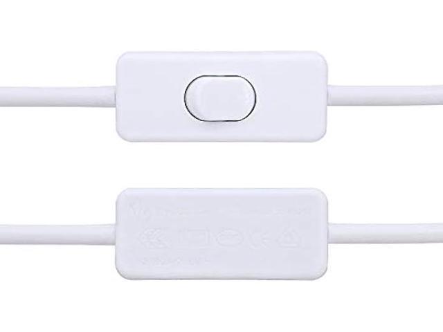 SinLoon 11FT US Plug Power Cords with On/Off Switch 3-Core LED Integrated Lights Connector Power Cable for LED T5 T8 Light Tube Integrated LED...