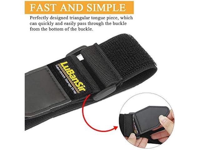 LuBanSir Cinch Straps, 2 x 12 (8 Pack) Elastic Hook and Loop Storage Strap for Extension Cord, Cable, Cord Wrap, Rope and Hose