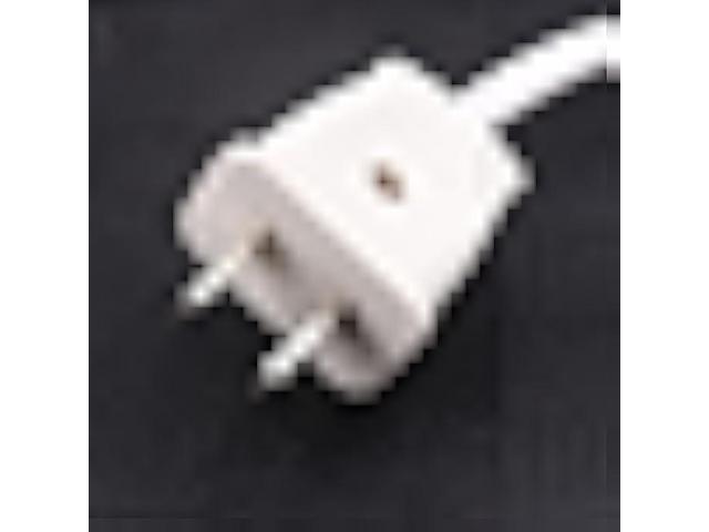 1pcs White Hanging Light Cord E27 Light Bulb Socket to 2-Prong with On/Off Switch (About 80mm Base & 9.2ft Wire)