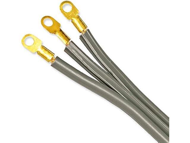Eastman 3-Prong Electric Range Cord, 40 Amps, 6 Foot Length, Grey, 61269