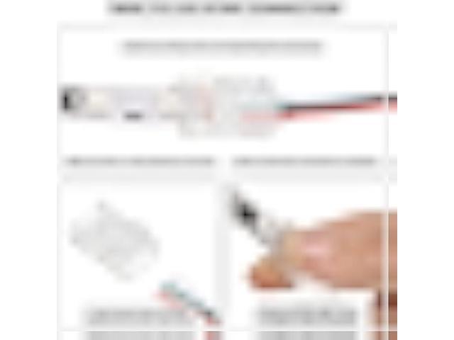 20 Pieces 3 Pin LED Light Connectors Strip to Wire Quick Connector LED Extension 3 Pin LED Strip Connector 10 mm Terminal Strip Connectors Clear...