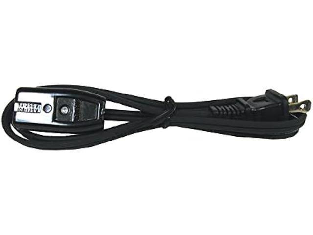 Woods 0293 Coleman Hpn Mini Replacement Extension Cord; 18/2; 2-Foot; Black
