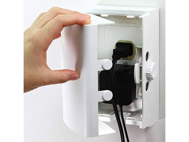 Outlet Cover BOX Baby Proofing (1-Pack) Patented Dual-Lock for Much Better Toddler Proofing, Easy Operation, Simple 3 Step Install with Included...